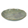 Soup plate Gran Via, green colour, D23x3.7cm