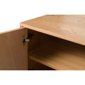 Sideboard Dailly, ash wood veneer, 160x45x80cm