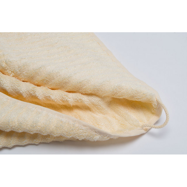 Bamboo towel Stripe, 70x140cm, cream colour, 550g/m2