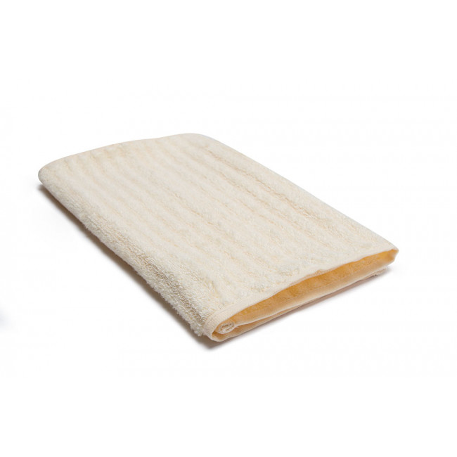 Полотенце бамбукового волокна Stripe, 30x50cm, кремового цвета, 550g/m2