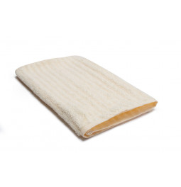 Bamboo towel Stripe, 30x50cm, cream colour, 550g/m2