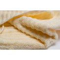 Bamboo towel Stripe, 30x50cm, cream colour, 550g/m2