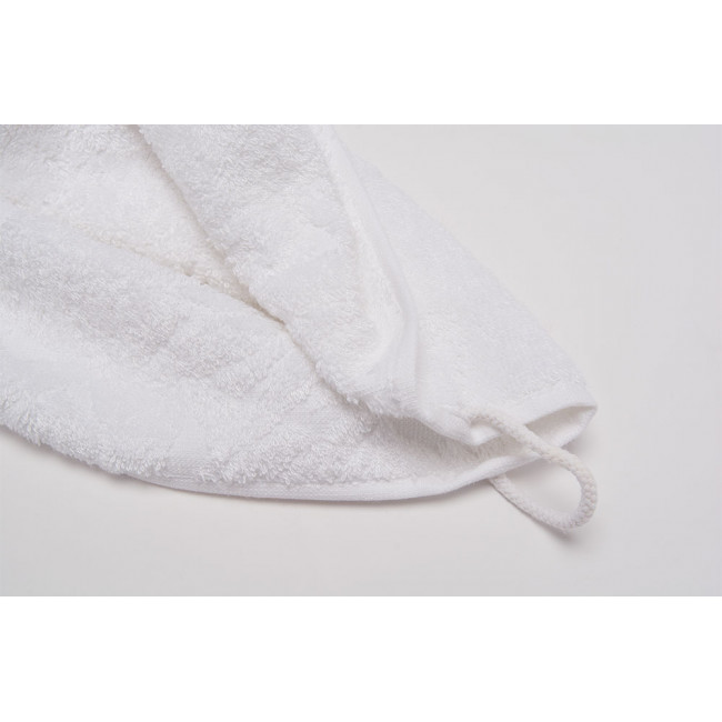 Bamboo towel Bamboo leaves, 70x140cm, white colour, 550g/m2