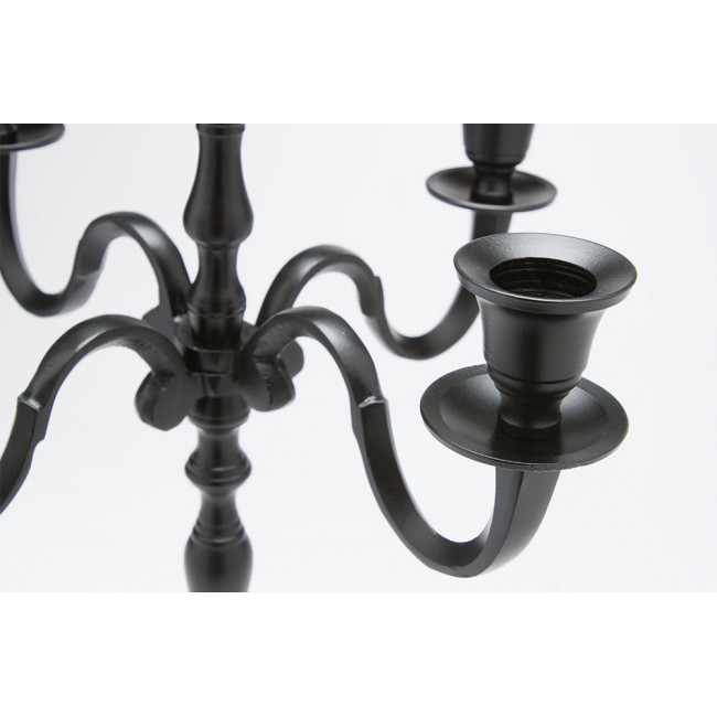 Candle holder Verena, black colour, 40x23cm