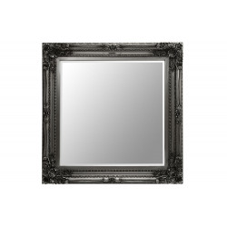 Wall mirror Imatra, antique silver colour, 118x118cm