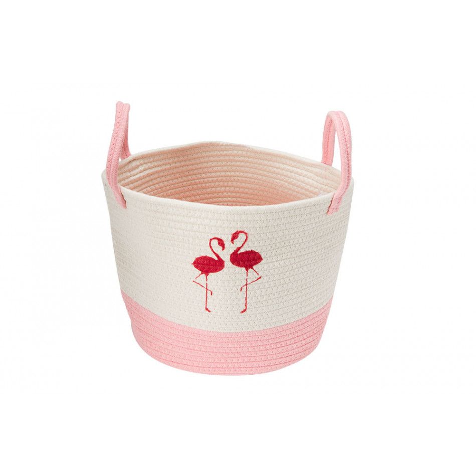 Basket Flamingo, D32x27cm