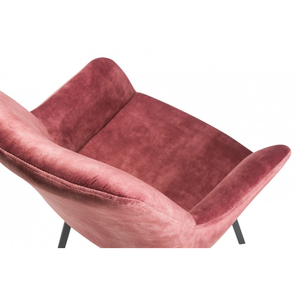 Стул Sennen, розовый цвет, 63x63x84cm, высота сиденья 46cm