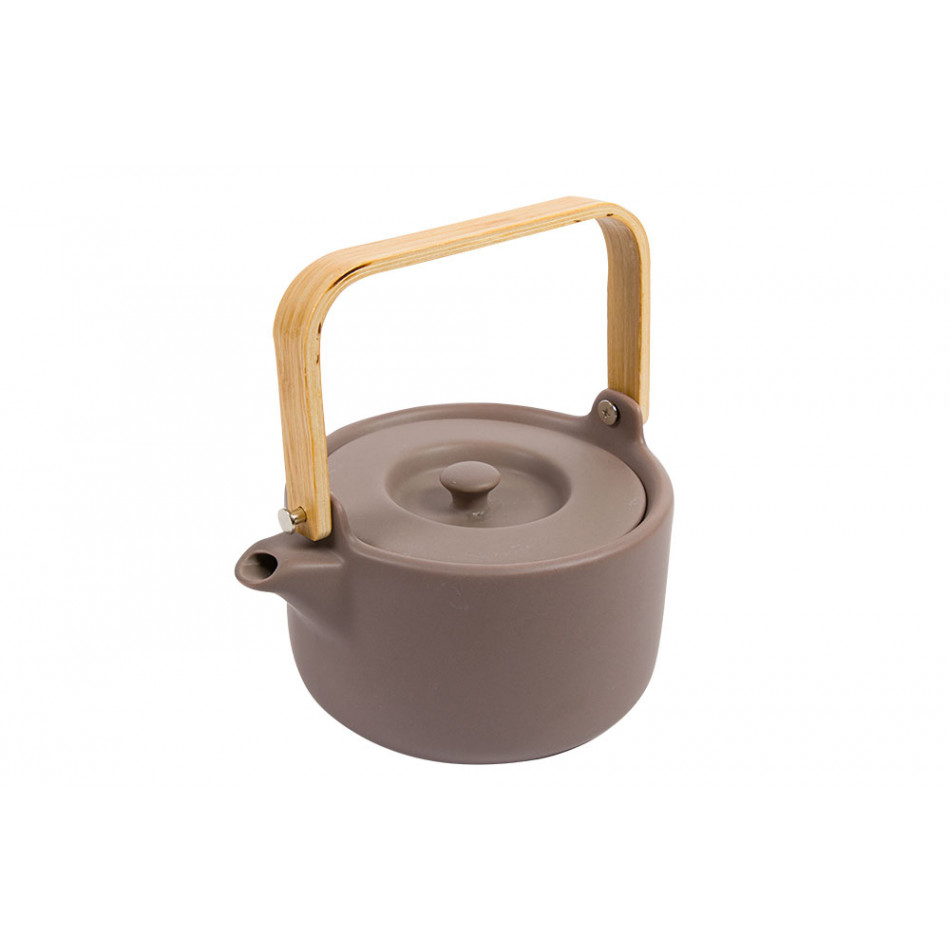Teapot, taupe, 800ml, H17cm D14cm