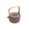 Чайник, серо-коричневый, 800ml, H17cm D14cm
