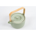 Чайник, зеленый, 800ml, H17cm D14cm