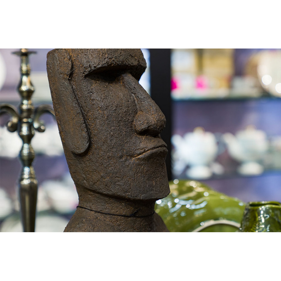 Statue decor Easter Island, H55x20x13cm
