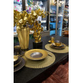 Vase Campo, matt golden, ceramic, H31x D18.0cm 