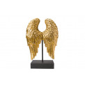 Decorative figure Wing, gold colour, 8x21x30cm