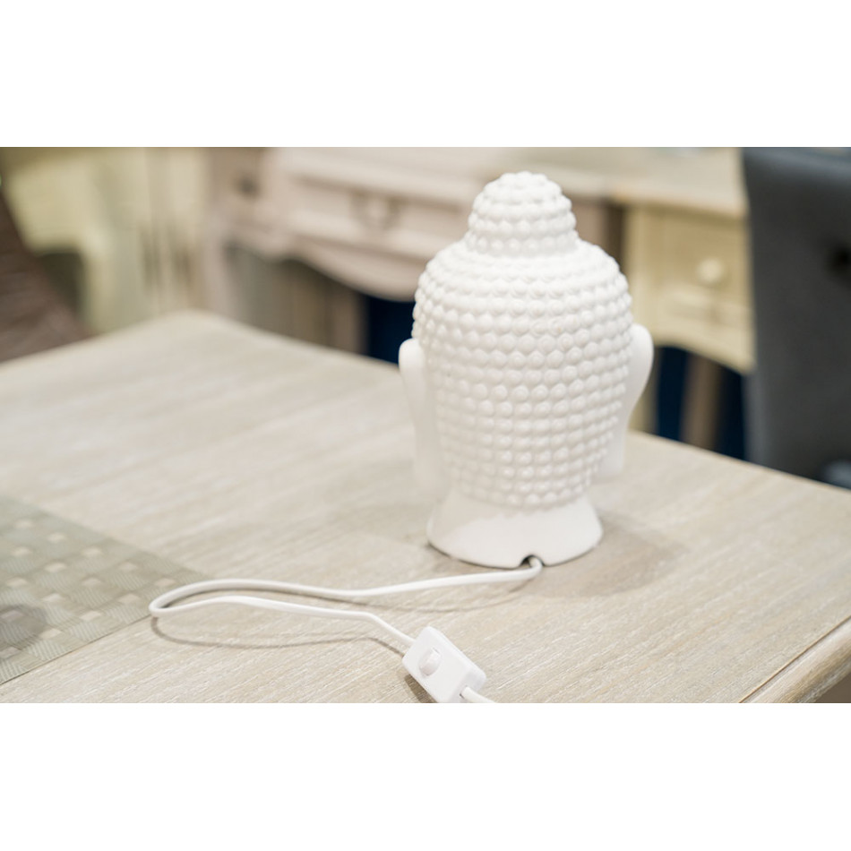 Table lamp Buddha head, H23x15.5cm, E14 40W