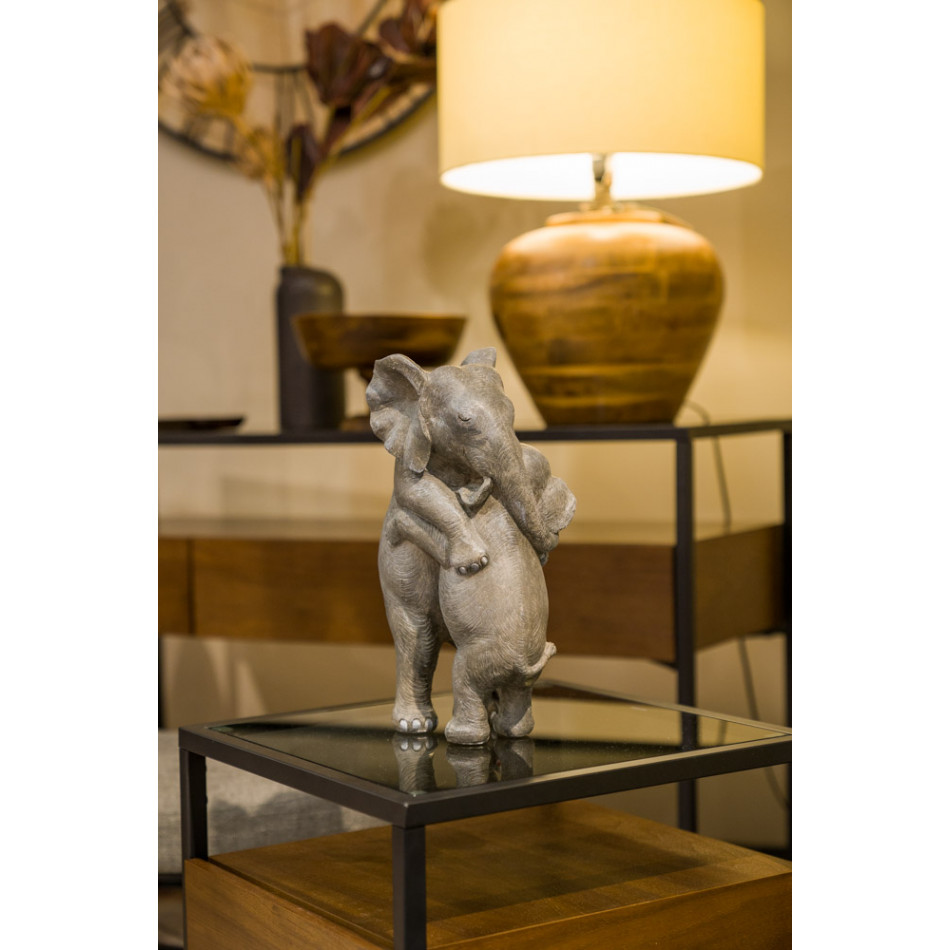 Decorative figurine Elephant Hug, 36x22x15cm