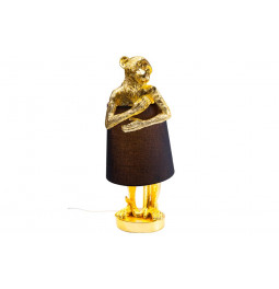 Настольная лампа Animal Monkey Gold, E14 5W, 56x23x23cm