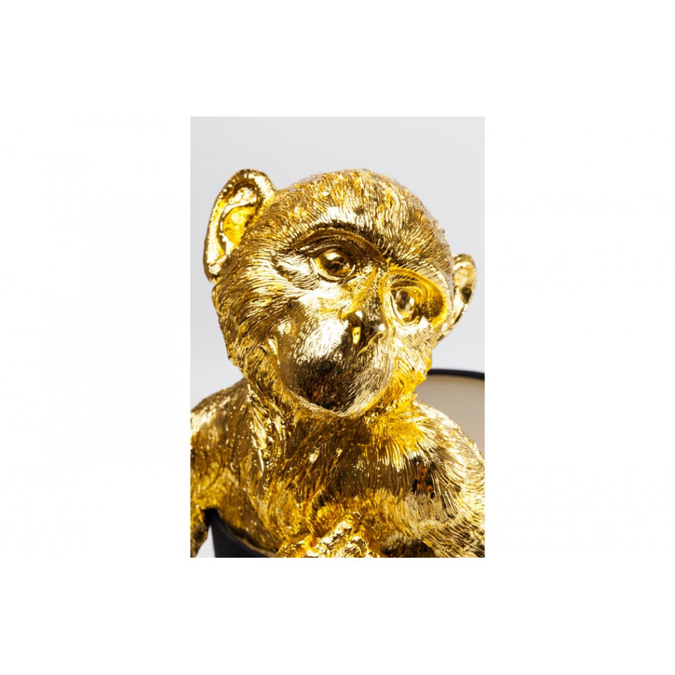 Table Lamp Animal Monkey Gold, E14 5W, 56x23x23cm