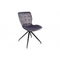 Chair Butterfly, dark grey, 84.5x47x56.2cm, seat height 47cm