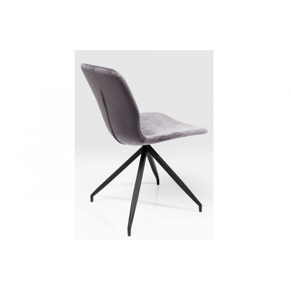 Chair Butterfly, dark grey, 84.5x47x56.2cm, seat height 47cm