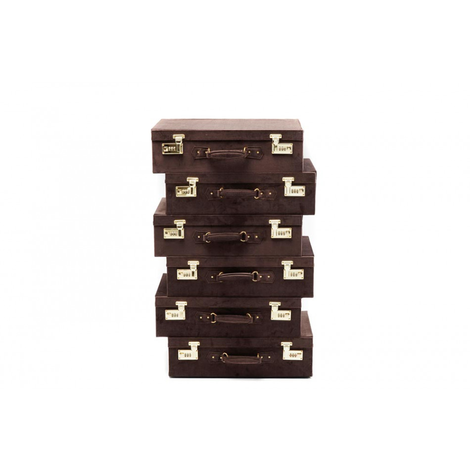 Dresser Suitcase, brown, 84x52x31cm