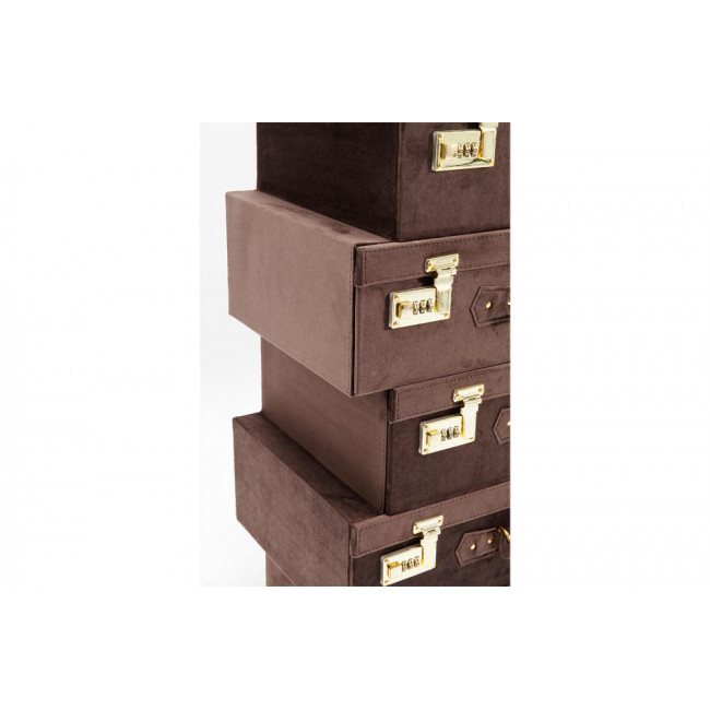 Dresser Suitcase, brown, 84x52x31cm