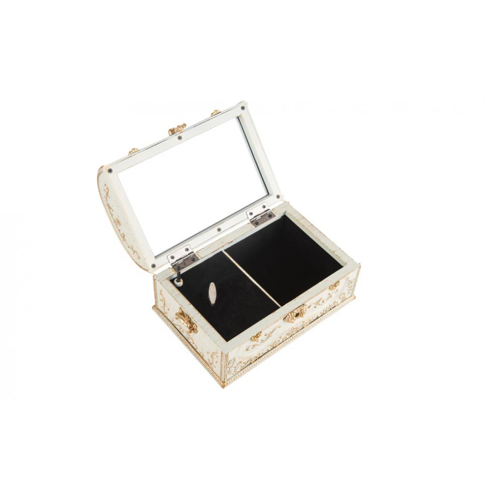 Music box with with mirror, 11.5x17x11cm