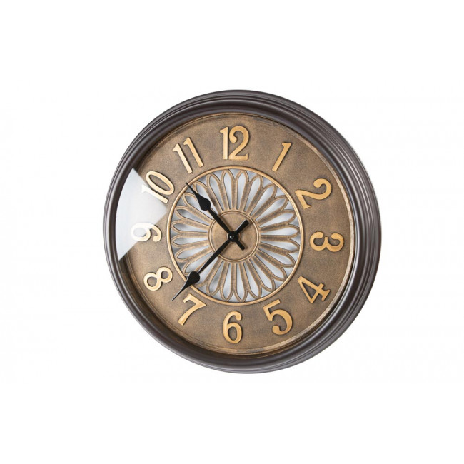 Wall clock Antique, golden/black, D51,5x5cm