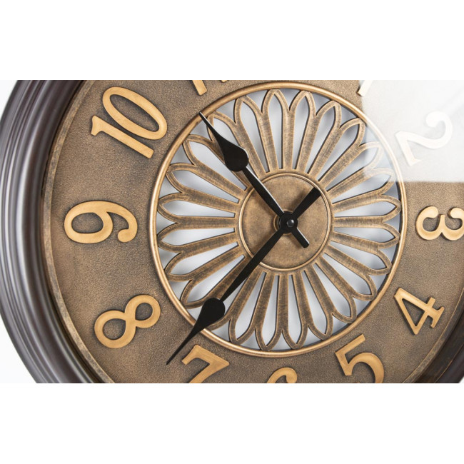 Настенные часы Antique, золотистые/ черные, D51,5x5см
