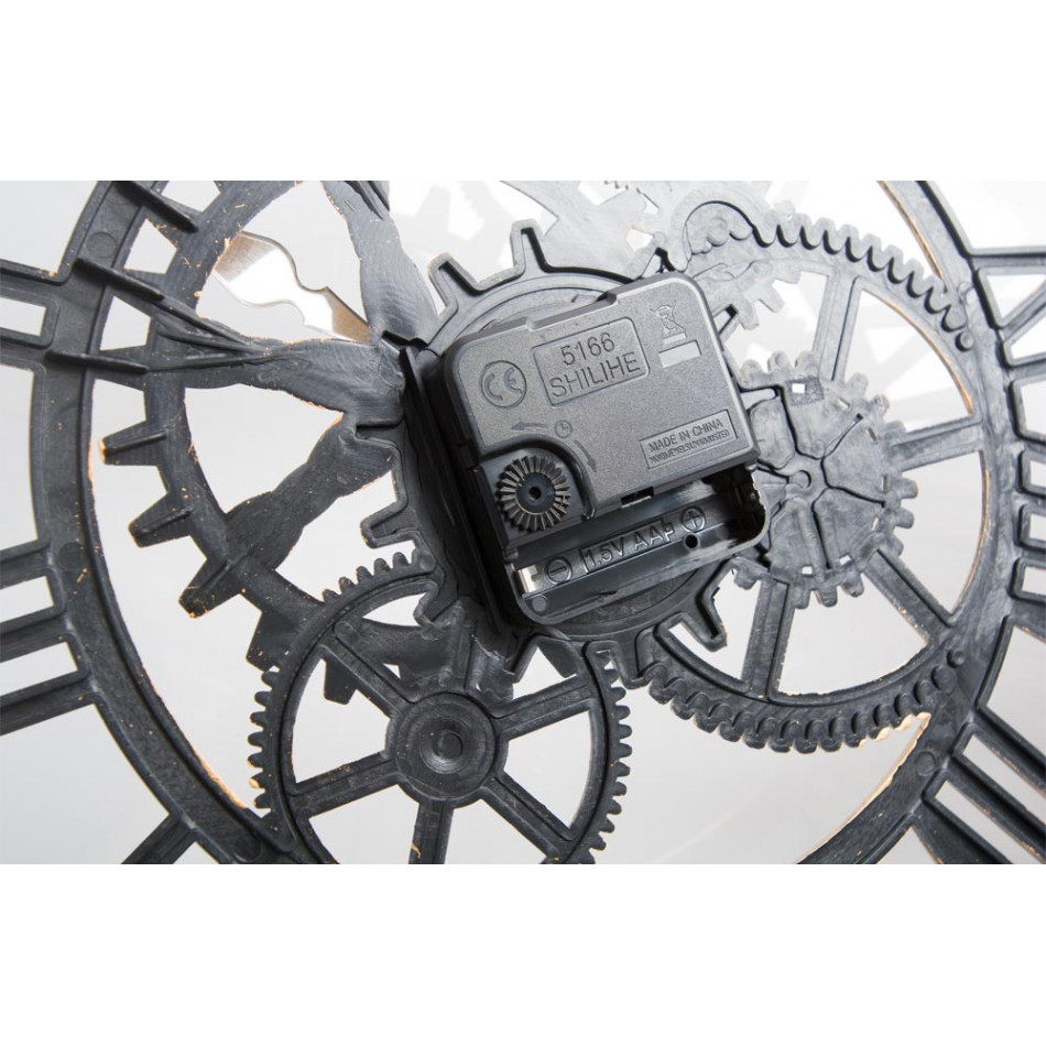 Wall clock Antique, ivory/golden, D51x5cm
