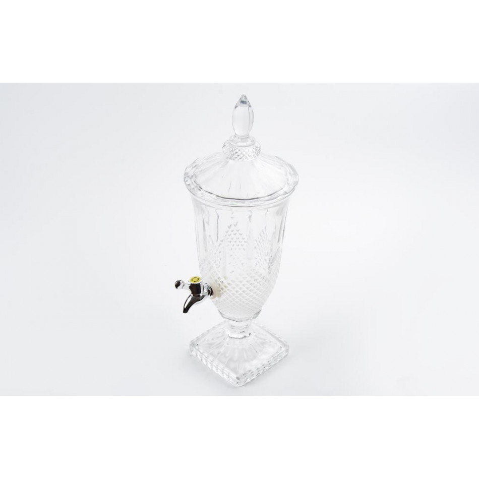 Glass jar with tap, D16x46cm