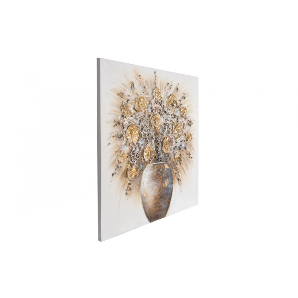 Настенная kартинка Flower vase, 100x100cm