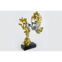 Декоративная фигура Kiss, цвет золото/серебро, 31x11x42см