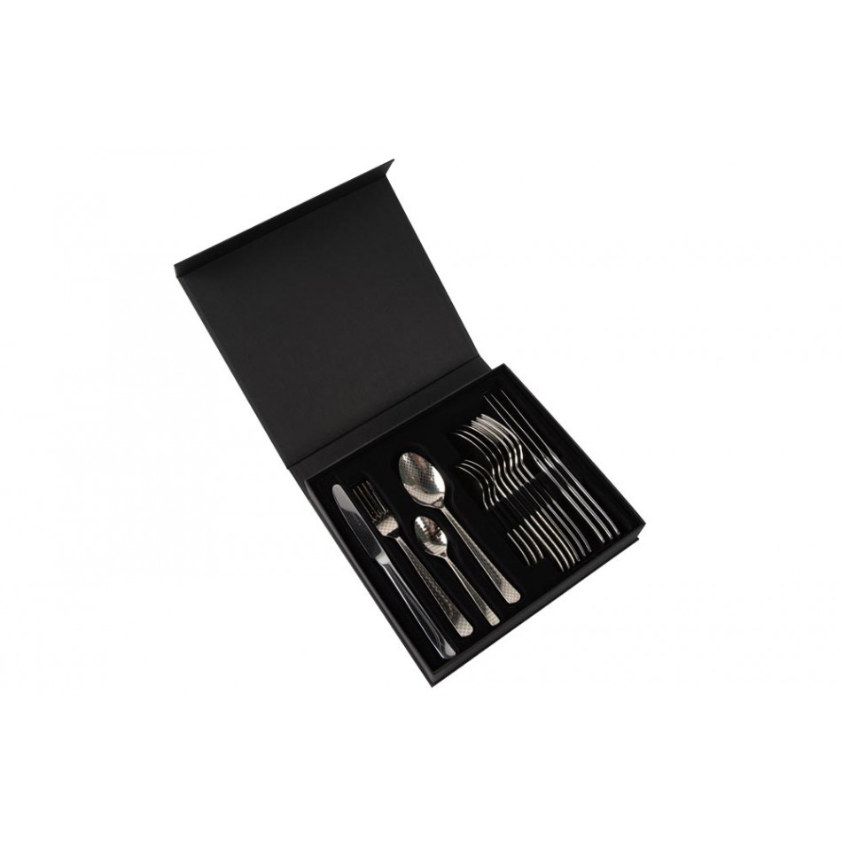 Cutlery Set OSLO GELTEX LASER MIX, for 4 pers. (16 pcs)