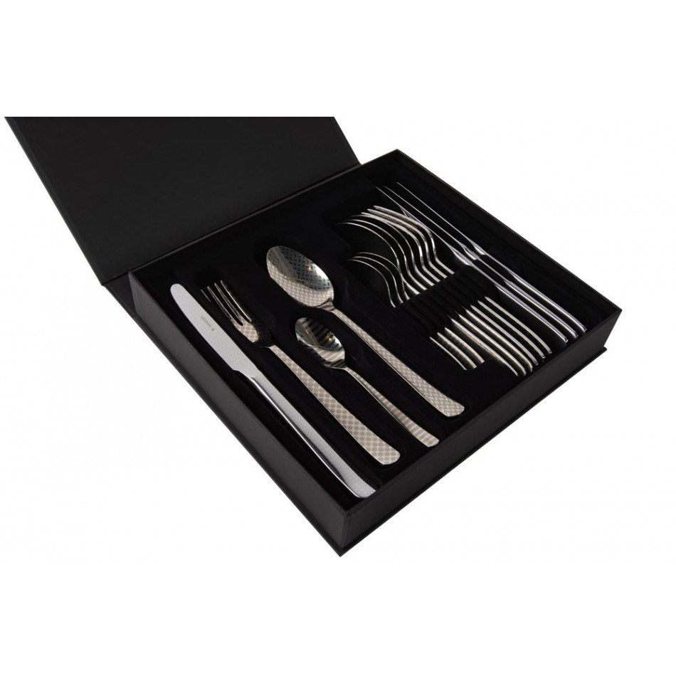 Cutlery Set OSLO GELTEX LASER MIX, for 4 pers. (16 pcs)