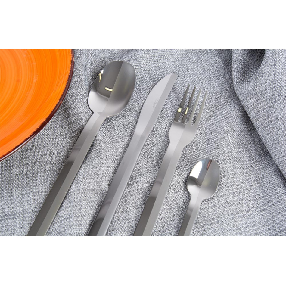 Cutlery set TURINI GELETEX, half matt, for 4 pers. (16 pcs)