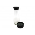 Glass Carafe and chilling base, d10cm, h32cm