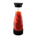Glass Carafe and chilling base, d10cm, h32cm