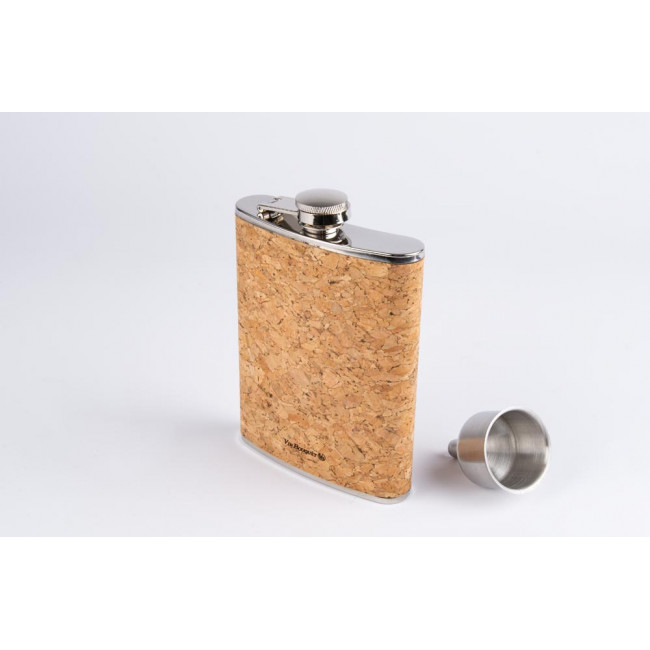 Flask Cork with funnel, H13.5x9.5x2cm