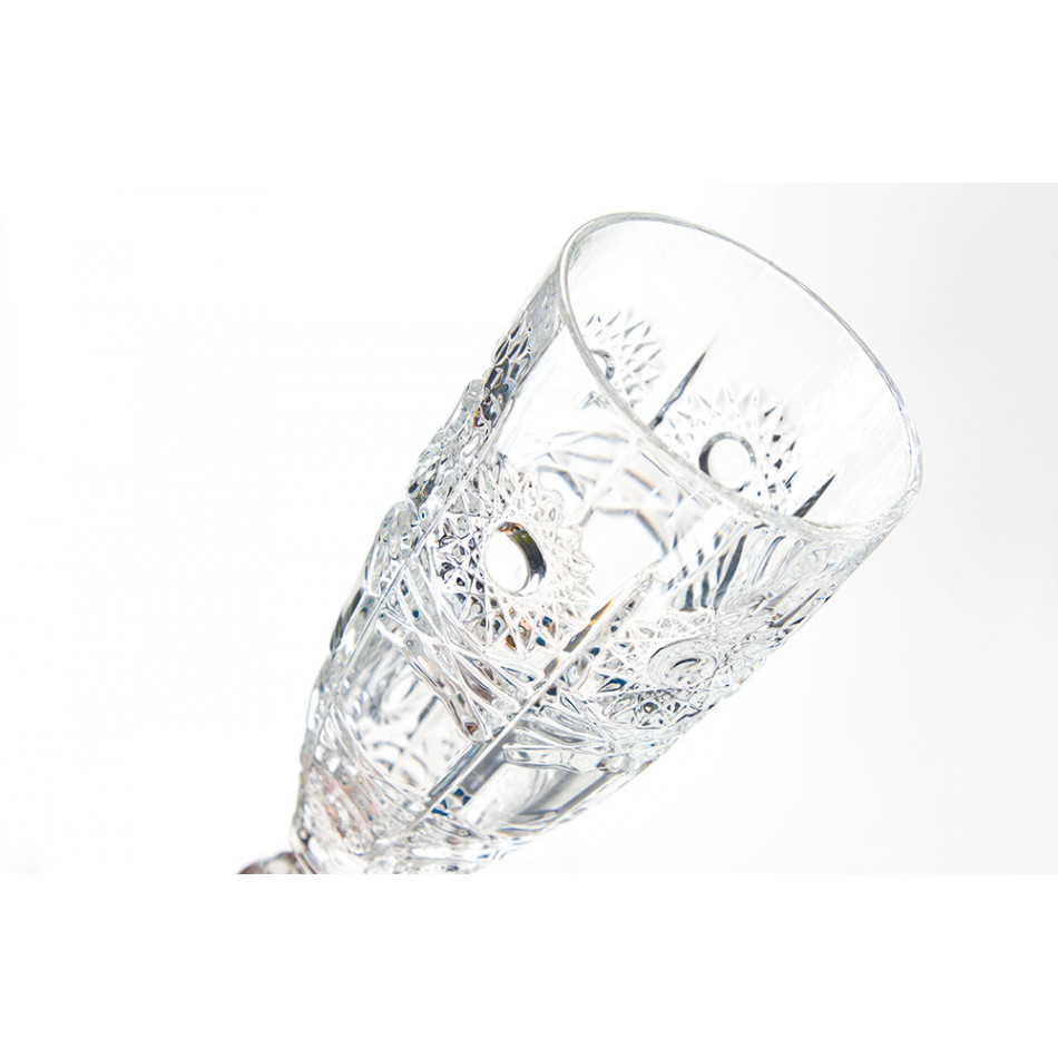 Хрустальный бокал для шампанского, 180ml, H21.5x7cm