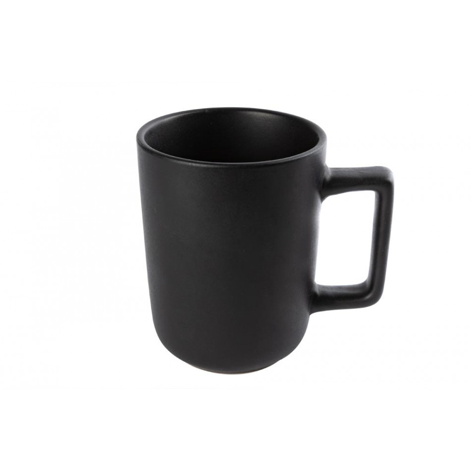 Кружка Fika, цвет черный, H8.5x10.5см, 400мл