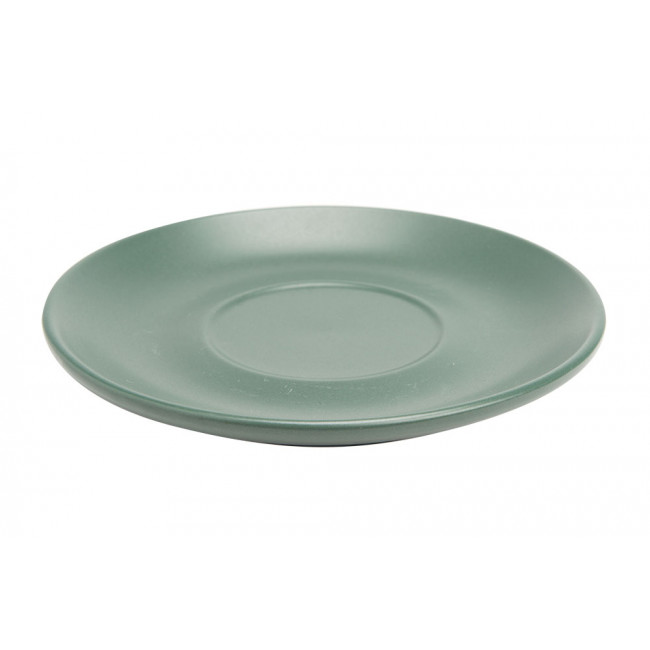 Saucer Fika, green colour, D14cm 
