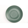Saucer Fika, green colour, D14cm 