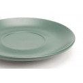 Saucer Fika, green colour, D14cm 