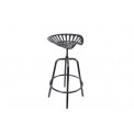 Metal chair Tractor, grey, H82x51x51cm, seat height 61-76cm