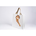 Shopping bag Cat break through, H40x40x14cm
