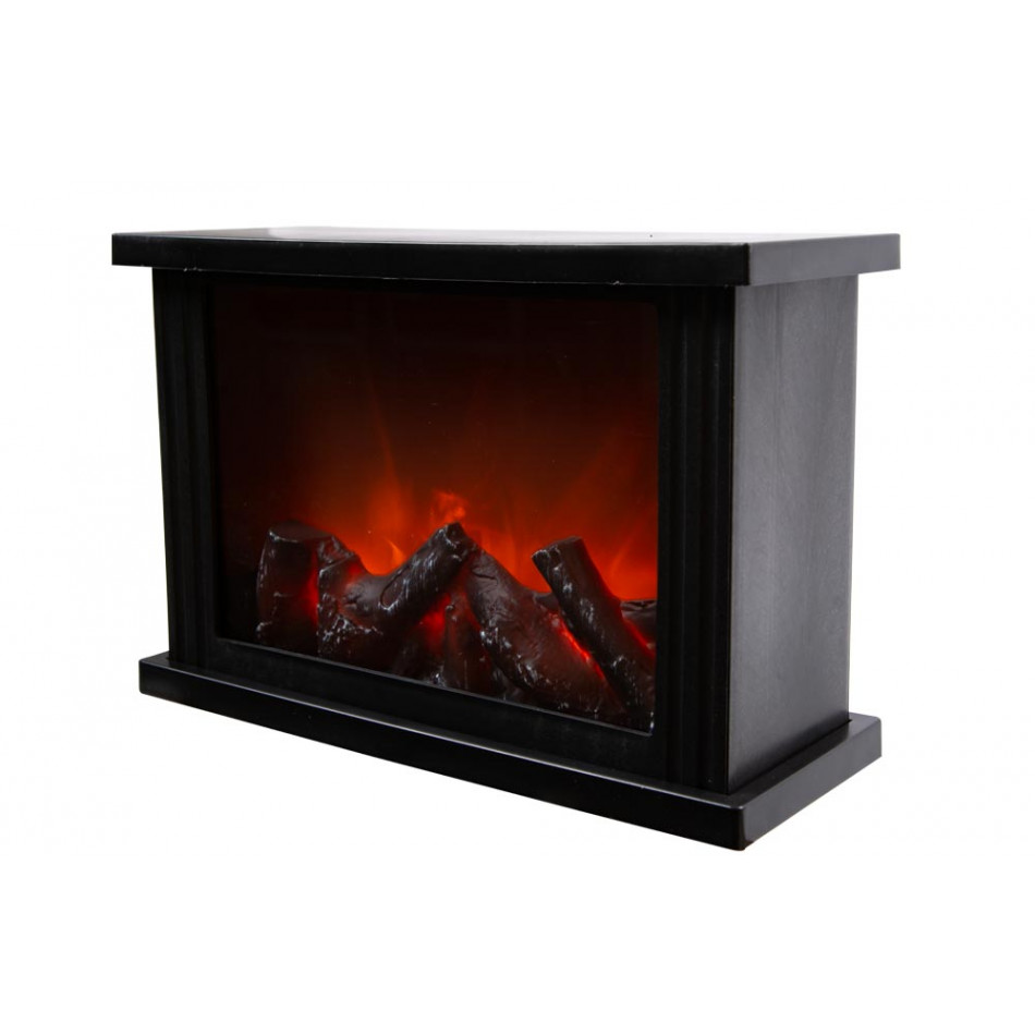 Mini LED Fireplace with imitation of fire, 30x11x20cm