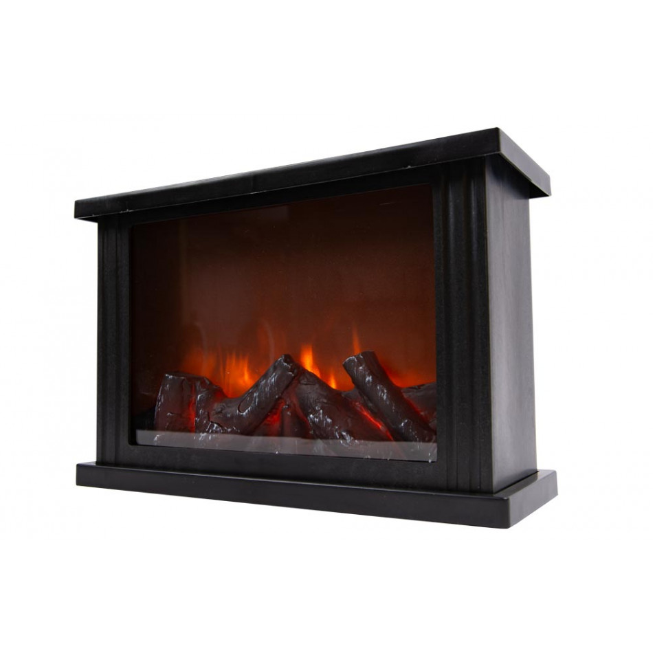 Mini LED Fireplace with imitation of fire, 30x11x20cm