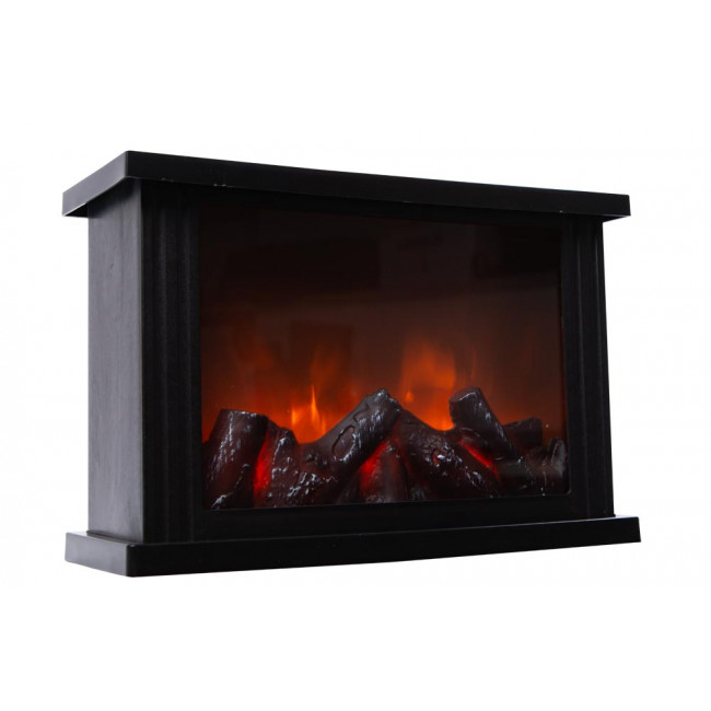 Mini LED Fireplace with imitation of fire, 30x11x20cm