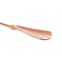 Aluminium shoe horn, copper finish, 62x5x1.5cm