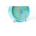 Alarm clock Single Bell, turquoise, 9.5x16.5 x 5.5cm
